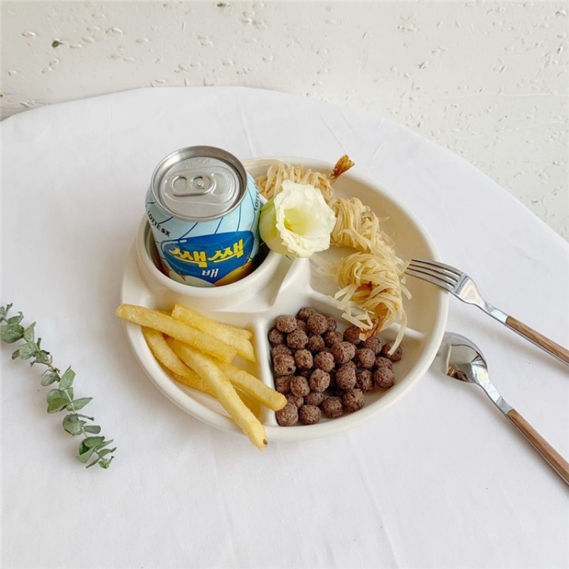 21cm Breakfast Divided Plate P - Kids Outdoor Bbq ulasan dan harga