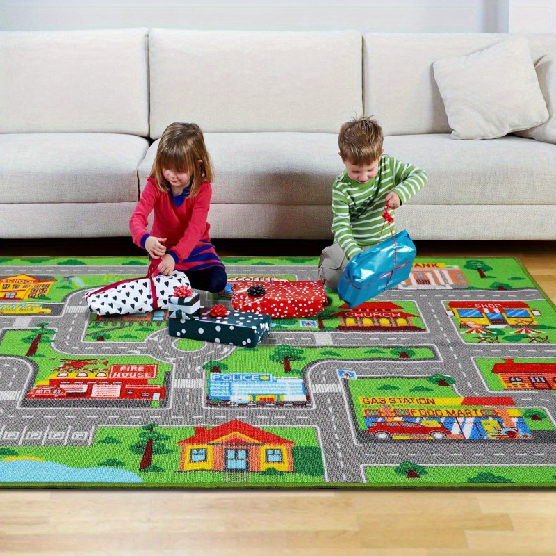 1pc 800g/m2 City Road Mat | 15 - Kids Outdoor Mat Waterproof ulasan dan harga