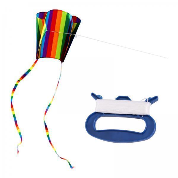 Big Rainbow Diamond Kite for K - Kite Easy Fly Kids ulasan dan harga