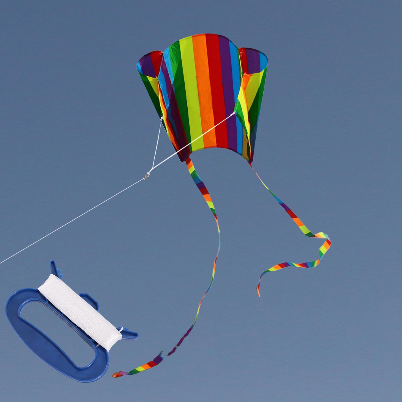 Big Rainbow Diamond Kite for K - Kite Easy Fly Kids ulasan dan harga