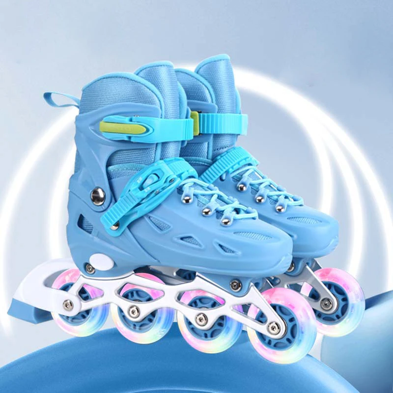 Kids Inline Roller Skate Shoes - Kids Outdoor Quad ulasan dan harga