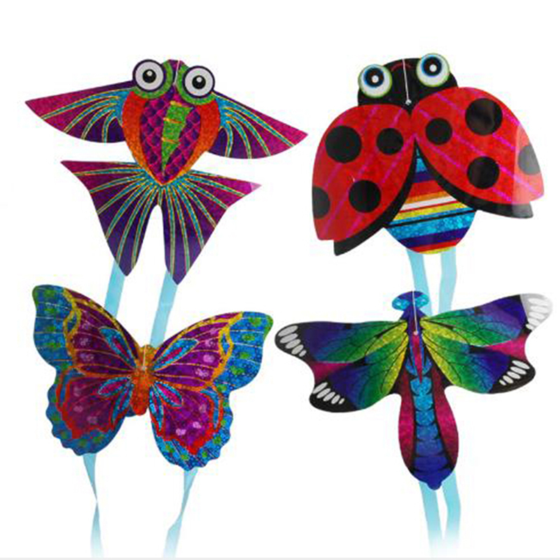 Hot Colorful Pocket Kite Outdo - Kite Easy Fly Kids ulasan dan harga