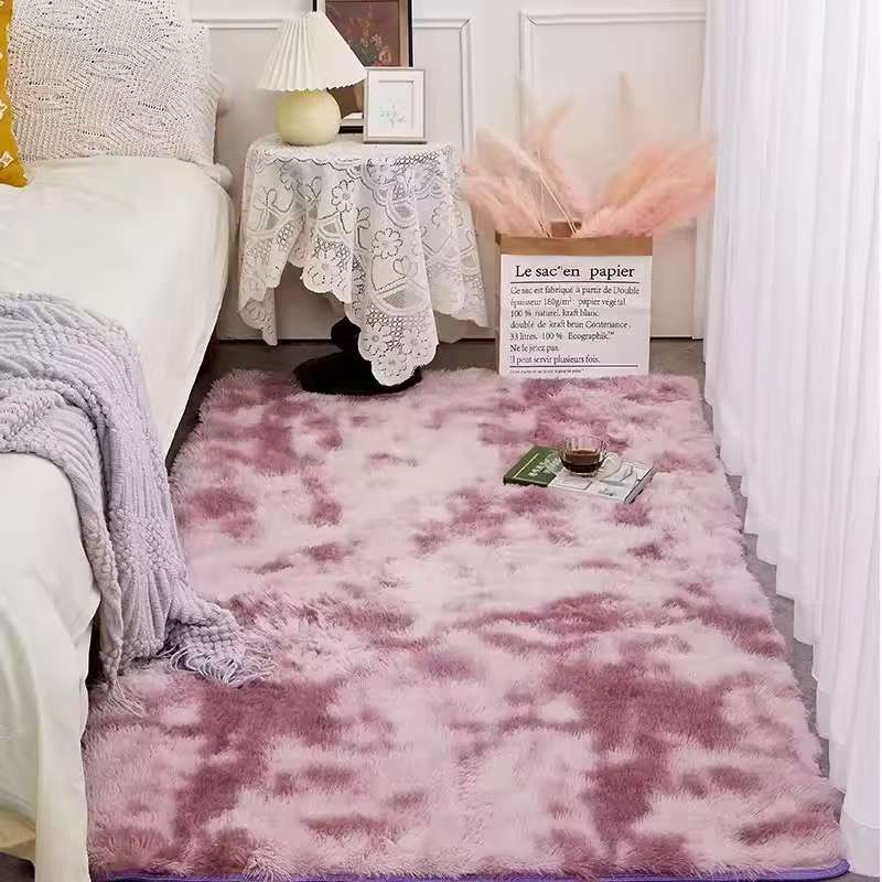 VIKAMA Fluffy Plush Tie-dye Ca - Kids Outdoor Mat Waterproof ulasan dan harga