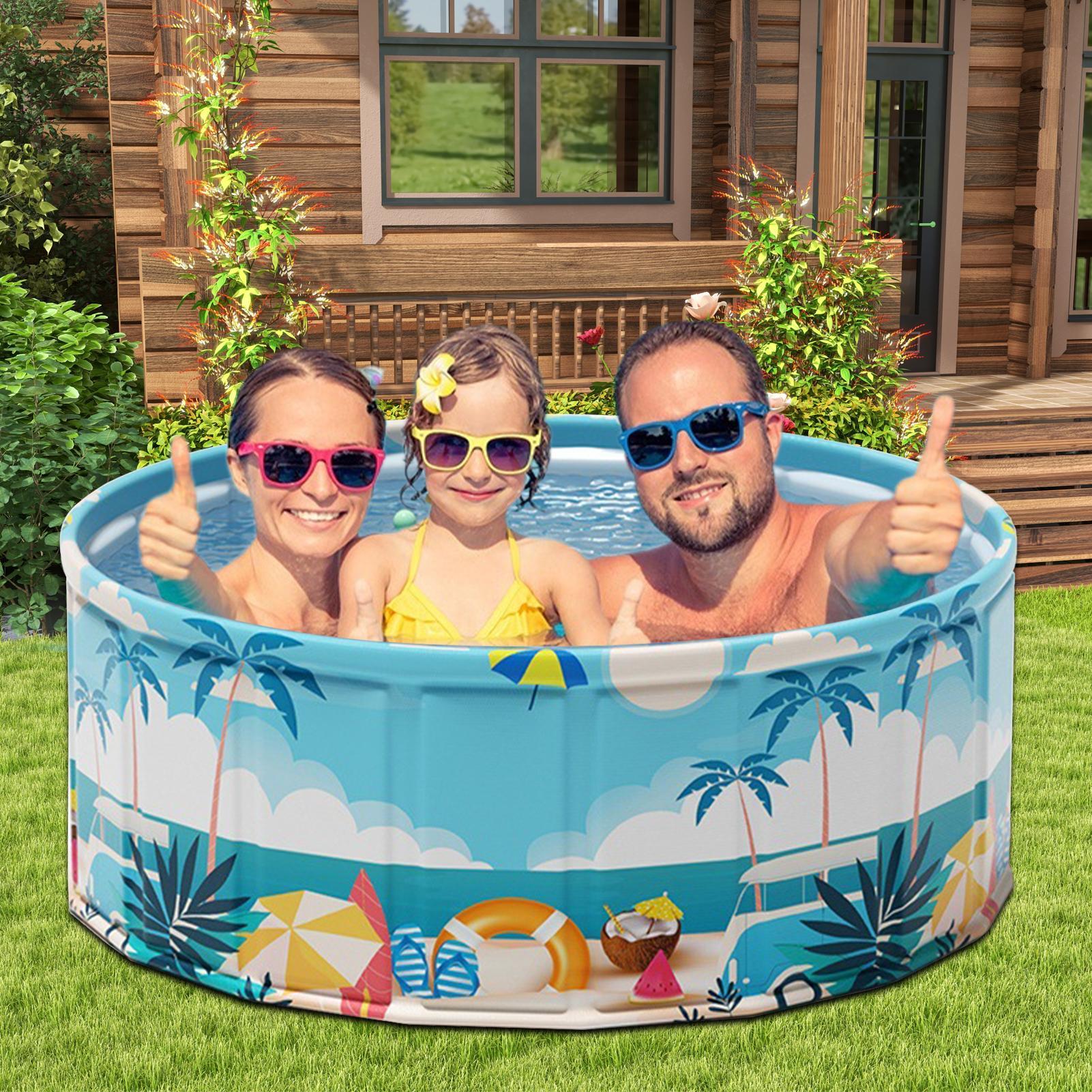 Foldable Kids Pool Foldable Wa - Kids Outdoor Yard ulasan dan harga