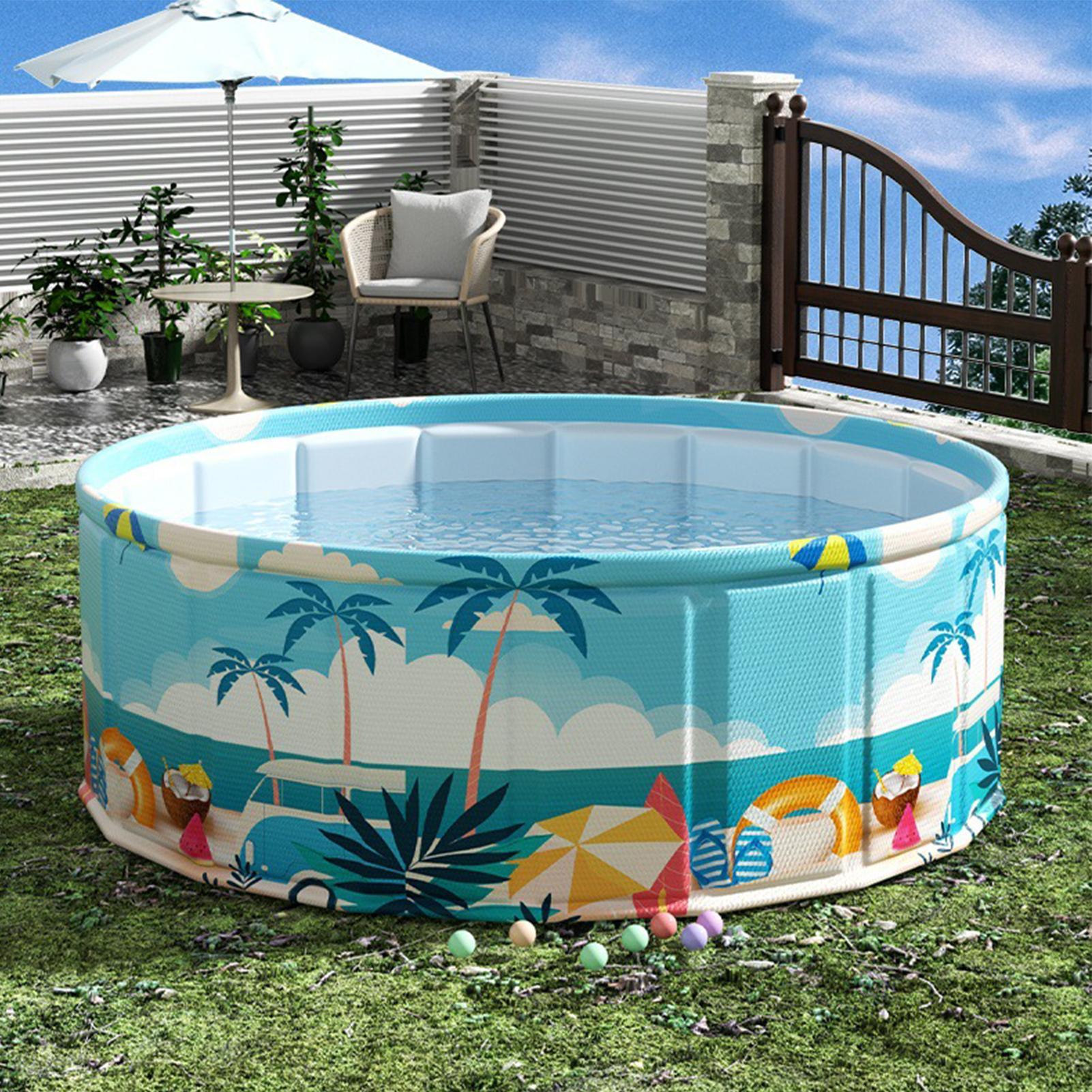 Foldable Kids Pool Foldable Wa - Kids Outdoor Yard ulasan dan harga