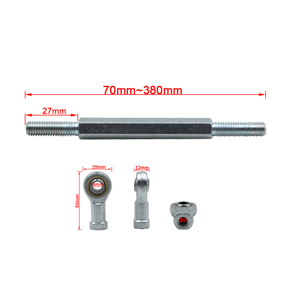 1Pair 70mm-290mm Steering Tie  - Kids Outdoor Quad ulasan dan harga