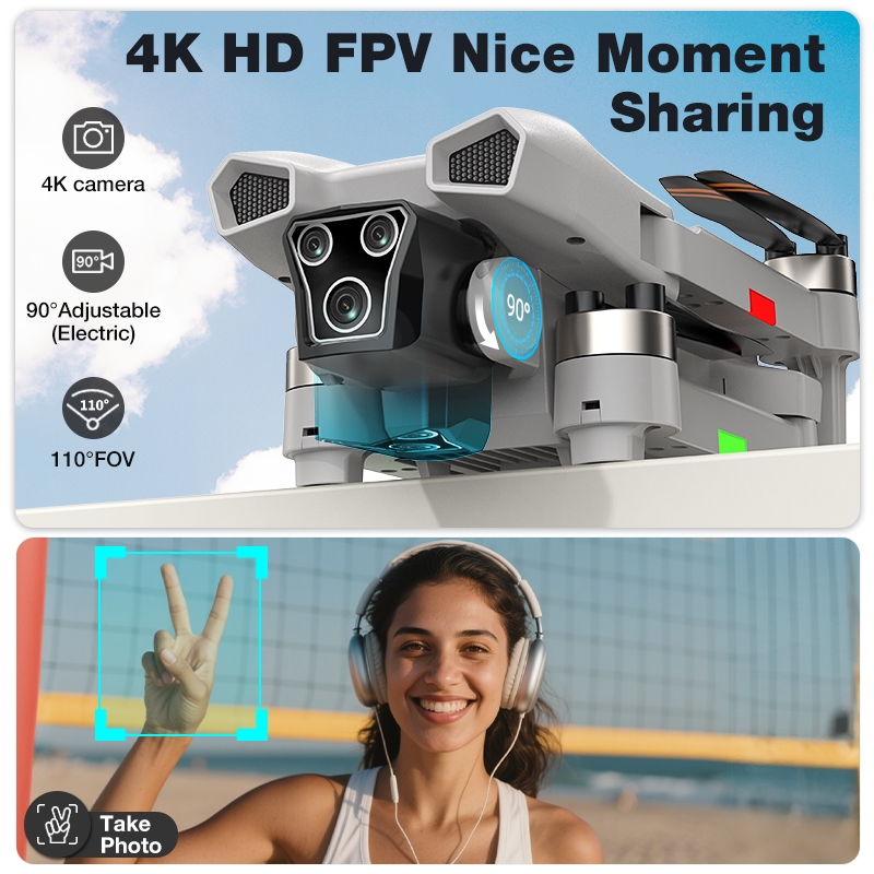 NEW Hot L017 Pro Drone Brushle - Kids Outdoor Entertainment ulasan dan harga