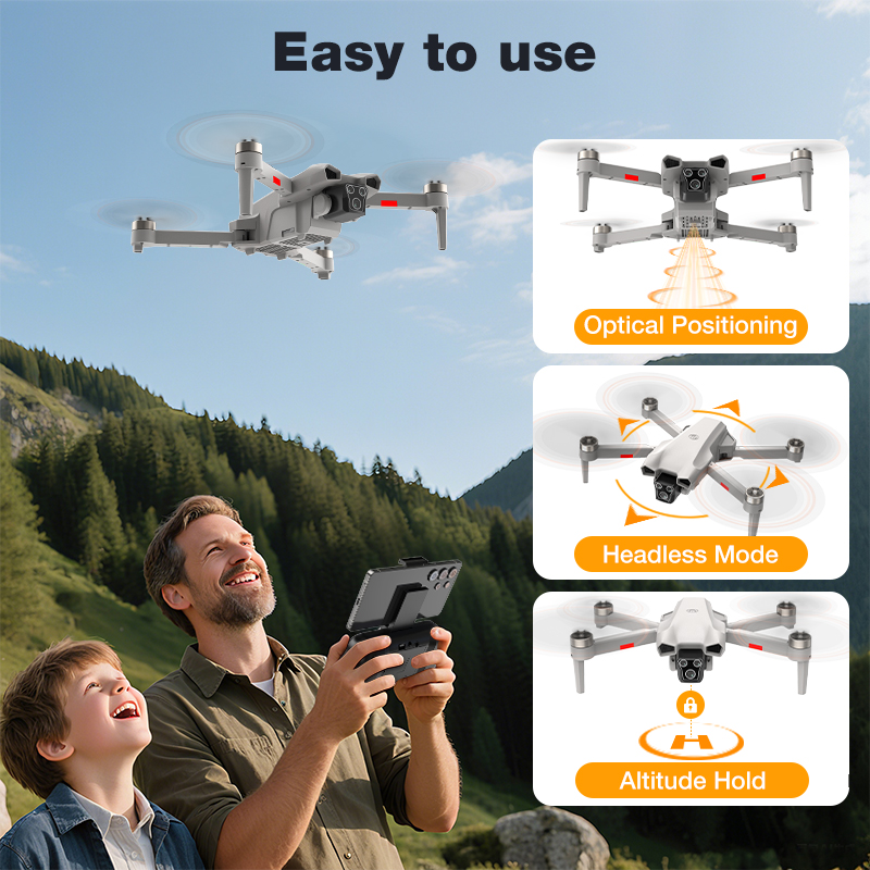 NEW Hot L017 Pro Drone Brushle - Kids Outdoor Entertainment ulasan dan harga
