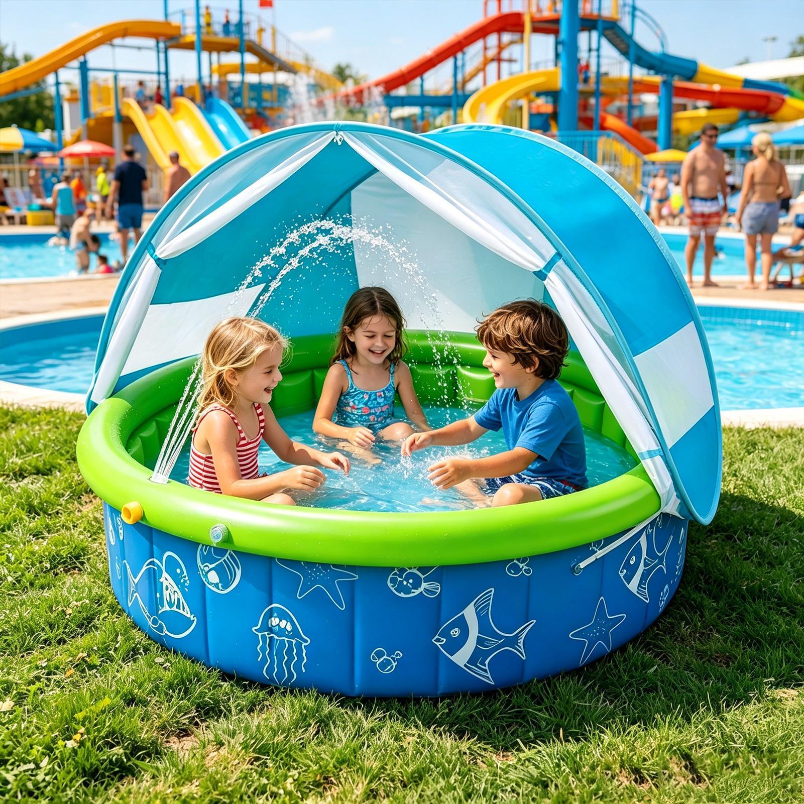 Kids Summer Home Outdoor Swimm - Kids Outdoor Yard ulasan dan harga