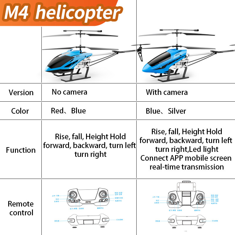 M4 Large Rc Helicopter Remote  - Kids Outdoor Toy Storage ulasan dan harga