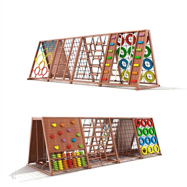 Outdoor Climbing Rock Frame Wo - Kids Outdoor Wooden Climbing Frame ulasan dan harga