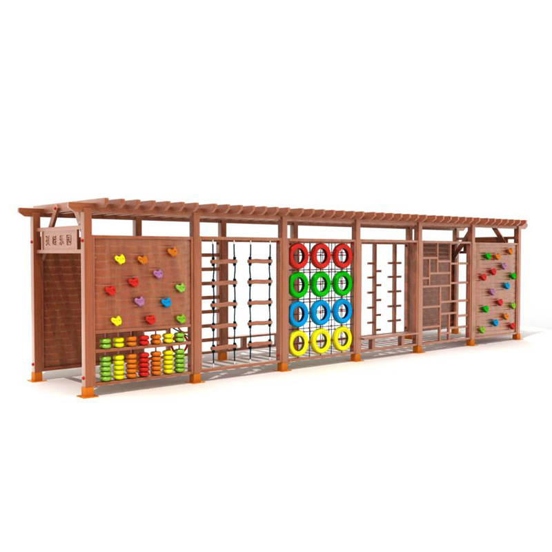Outdoor Climbing Rock Frame Wo - Kids Outdoor Wooden Climbing Frame ulasan dan harga